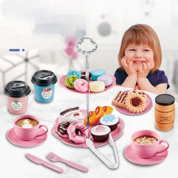 360Home Kinderspielzeug Nachmittagstee set Küchenspielzeug Spielküchen